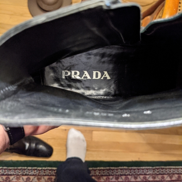 Prada Mens Leather Boots - Picture 3 of 6
